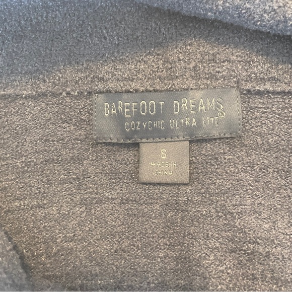 Barefoot Dreams Cozy Chic Ultra Lite Periwinkle Cowl Neck Tunic Sweater - Picture 5 of 12